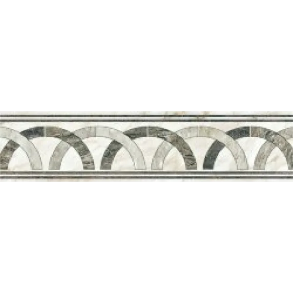 Бордюр (14.8x59.5) 7682505 Decor Calacatta Arco Fascia Lapp Rett