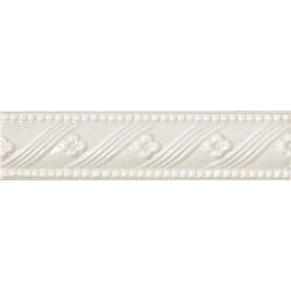 Бордюр (3.5x15) G91125 Rialto White List. Flor