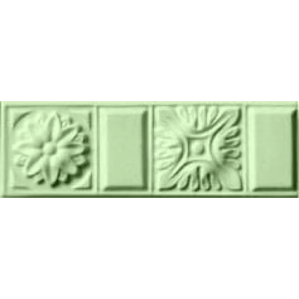 Бордюр Cammeo Verde Craquele 6.5x20 Electa Ceramiche Grazia
