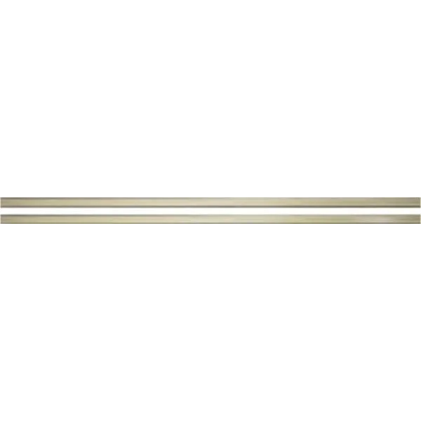 Бордюр LISTELLO metallo GRECA ONICE BIANCO/ORO