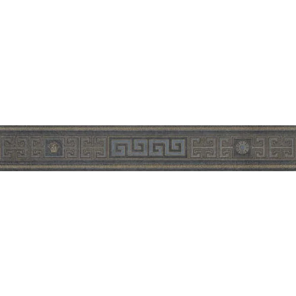 Декор (12.5x80) 02611250 Fascia Antracite/Oro Greek