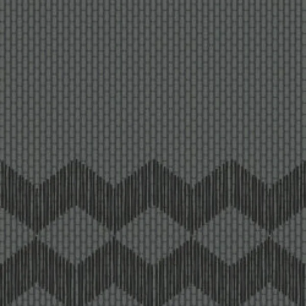 Декор (20.5x20.5) Reta47 Zigzag Half Black Tape