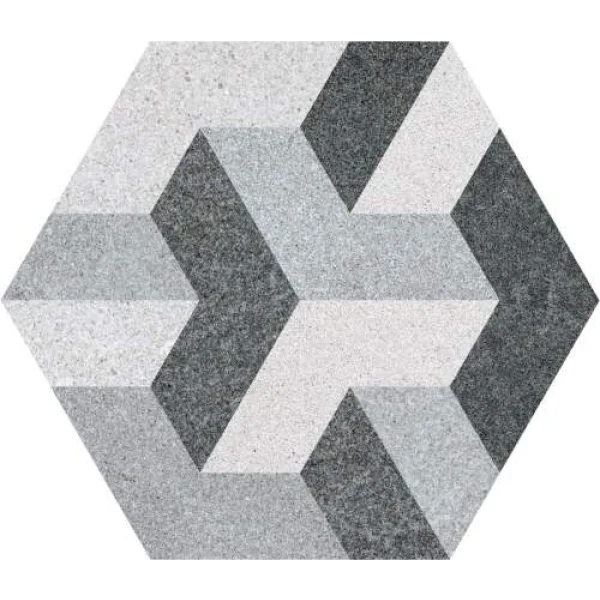 Декор (25x22) Hex 25 Dolomite Trio Hexagonal