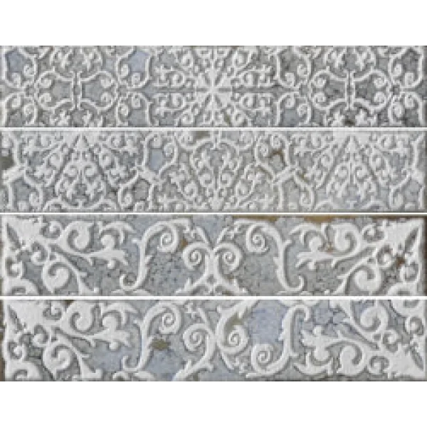 Декор (4.5x23) 16842 Brickart Decoro(Set 4Pz)Heritage Grey