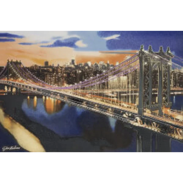 Декор (63.8x96.3) 24185 Landscapes Brooklyn Bridge Steve Kaufman