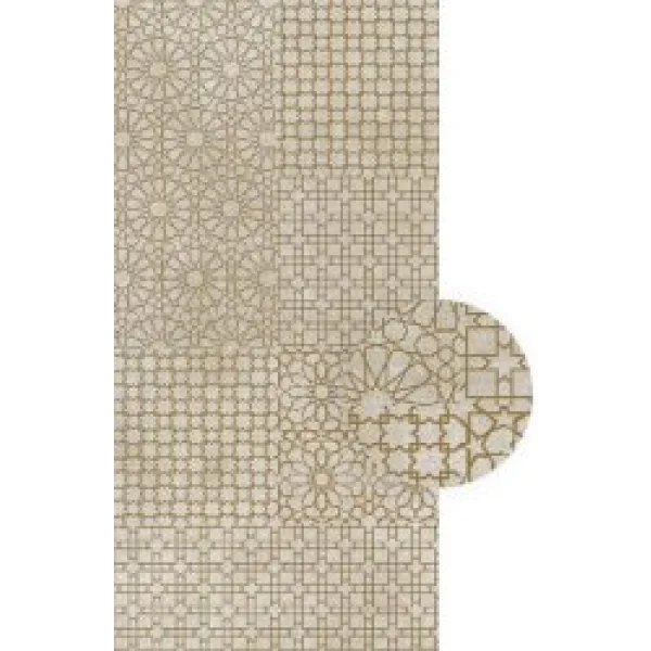 Декор Decoro Monile Bianco Oro Ret 120x240 Tesori Cedit