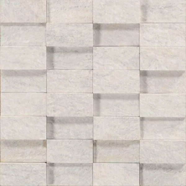 Мозаика 29x29 Bianco Mosaico3 D Realstone Quarzite