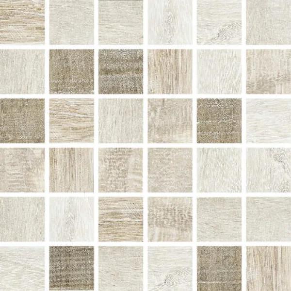 Мозаика (30x30) Wm1Ms5R Wood Mood Bianco Ms 5x5R