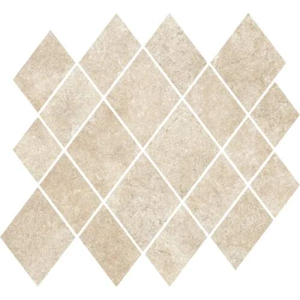 Мозаика 32.3x35.3 R9Xl Argent Sabbia Mosaico Rombi Ragno Realstone Argent