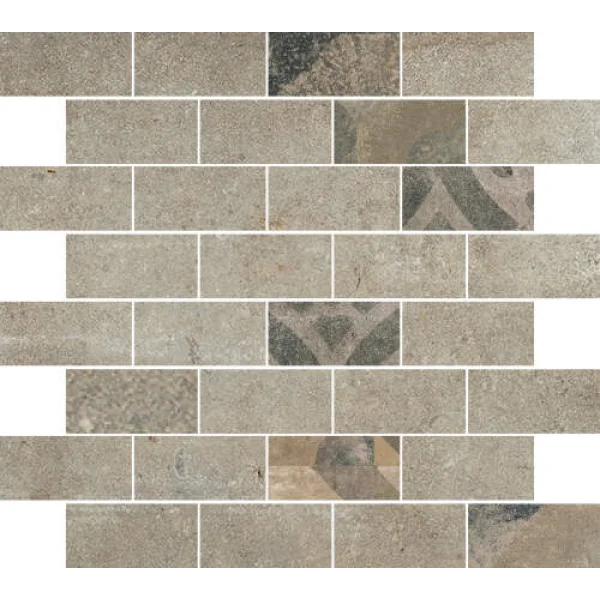 Мозаика 33x33 Spaccatella Deco Multicolor Heritage