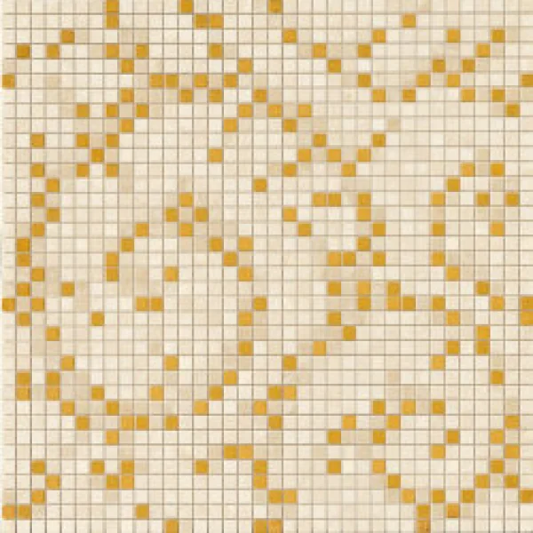 Мозаика (39.4x39.4) 37244 Mos. Foglia Gold Beige Vanitas