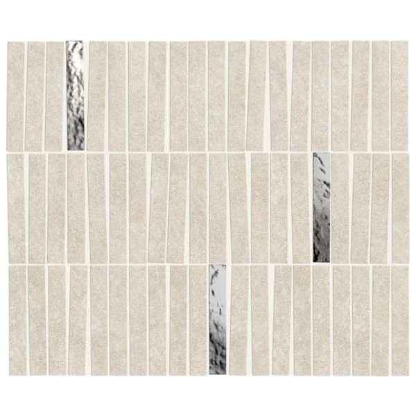 Мозаика Boost Mineral White Mosaico Domino Lux (AIHG)