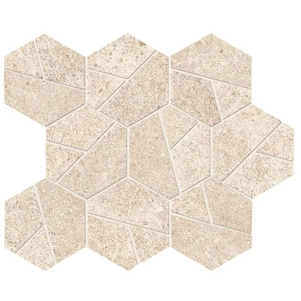 Мозаика Boost Stone Ivory Mosaico Hex (A7CU)