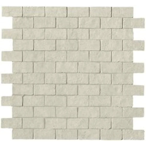 Мозаика Grey Brick Macromosaico Anticato 30.5x30.5 Lumina Stone Fap