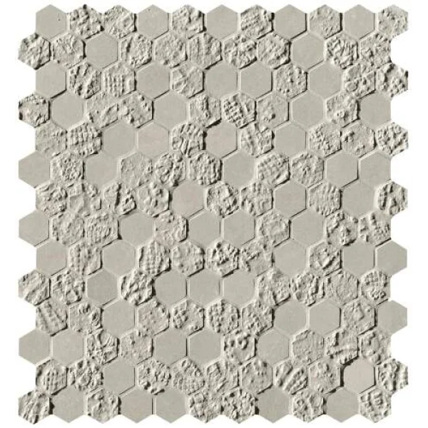 Мозаика Grey Print Esagono Mosaico 29.5x32.5 Bloom Fap