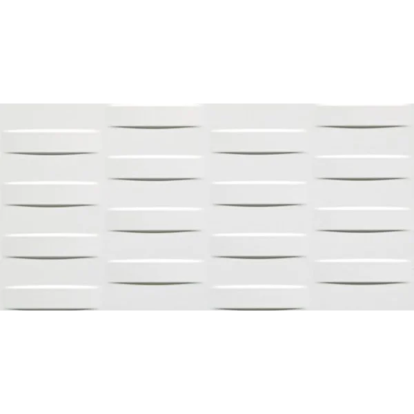 Настенная плитка 3D GRID WHITE GLOSSY