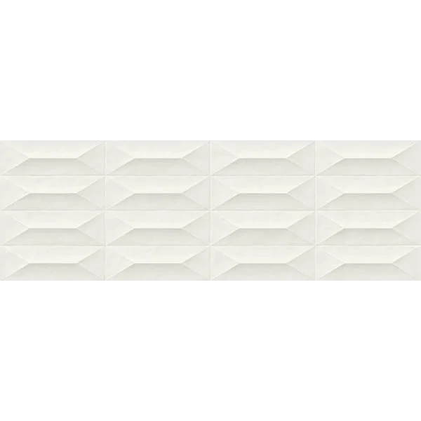 Настенная плитка Colorplay White Struttura Cabochon 3D Rett. (M4KT)