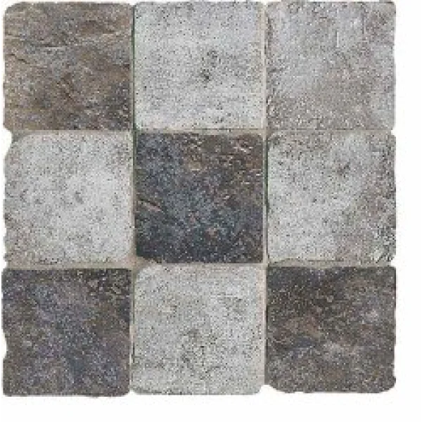 Плитка (10.5x10.5) B7549 Imix«B»Grigio/Blusfuso Azteca Maya