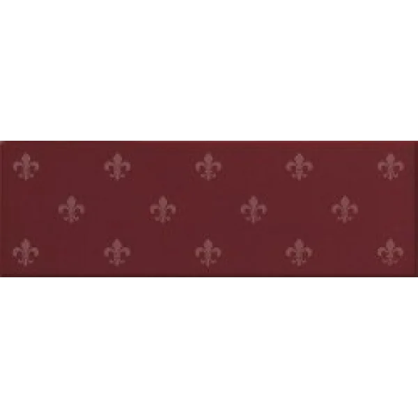 Плитка (10x30) B1717A Lirica Bordeaux Giglio