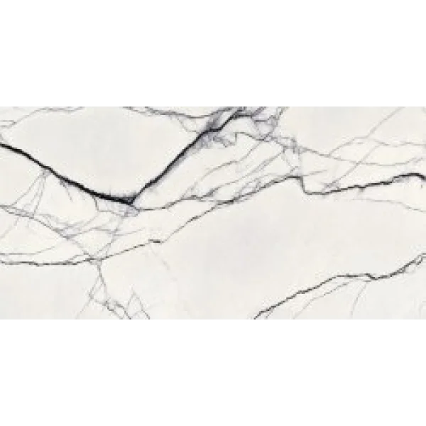 Плитка (160x320) Breach Naturale R9 6mm Rett B&W Marble