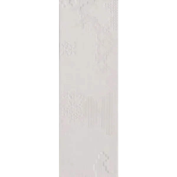 Плитка (18x54) Pubp01 Patchwork Relief Bianco Bas Relief