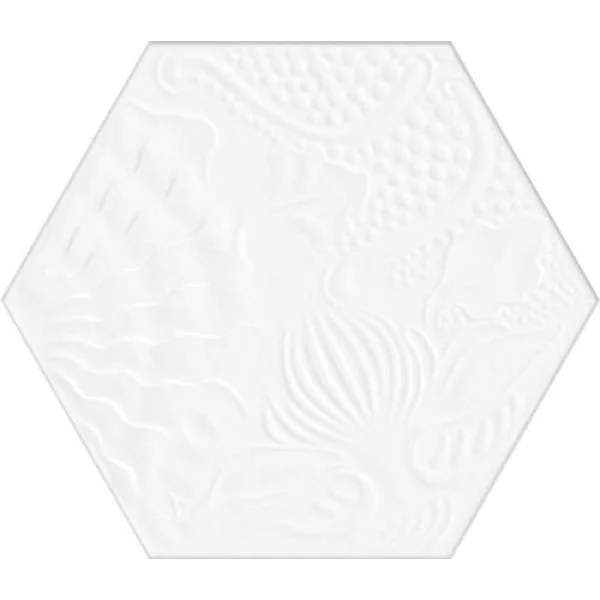 Плитка 22x25 Gaudi Lux White Hex 25-Gaudi Lux