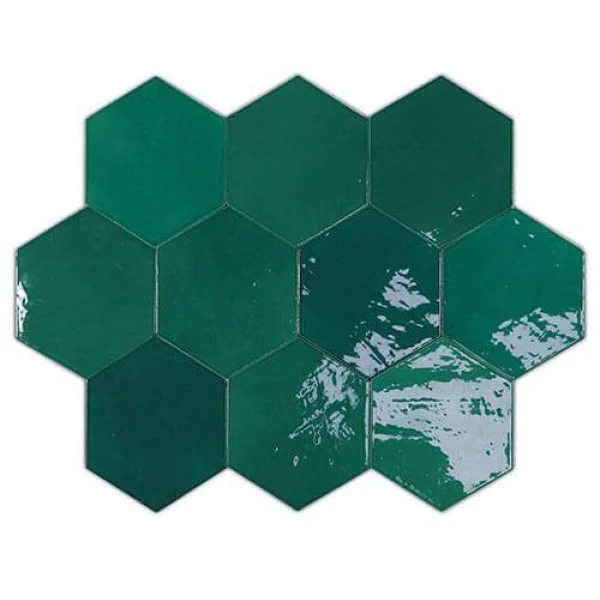 Плитка Emerald 10.8x12.4 Zellige Hexa Wow