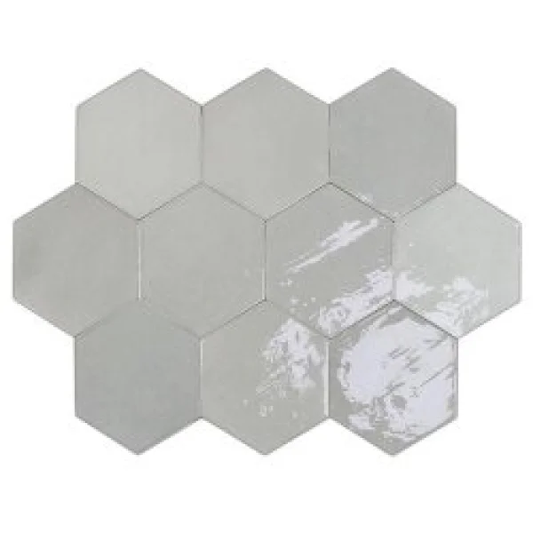 Плитка Grey 10.8x12.4 Zellige Hexa Wow