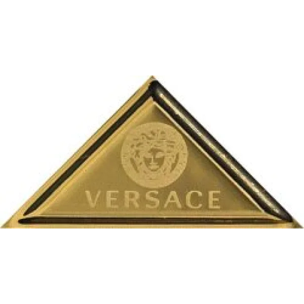 Вставка Triangolo Medusa Gold Pvd 8.7x4.5 Firma Versace