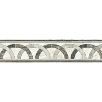 Бордюр (14.8x59.5) 7682505 Decor Calacatta Arco Fascia Lapp Rett