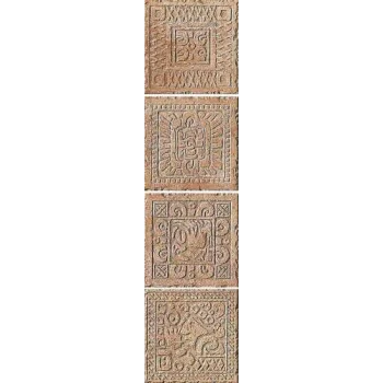 Декор (16.3x16.3) B7513 Insertogranato 4Pz(Priceforpzof 4Pz) Azteca Maya