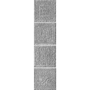 Декор (16.3x16.3) B7553 Insertogrigio 4Pz(Priceforpzof 4Pz) Azteca Maya
