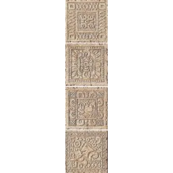 Декор (16.3x16.3) B7563 Insertorosato 4Pz(Priceforpzof 4Pz) Azteca Maya