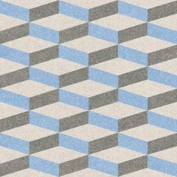 Декор (25x25) Domino Blue
