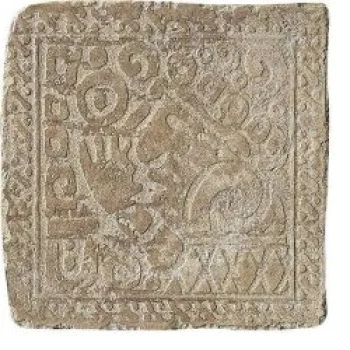 Декор (32.7x32.7) B6541 Insertoyucatan«A»Bruno Azteca Maya