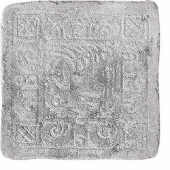 Декор (32.7x32.7) B65A2 Insertoyucatan«B»Grigio Azteca Maya