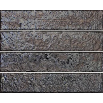 Декор (4.5x23) 16831 Brickart Decoro(Set 4Pz)Metal Antiq