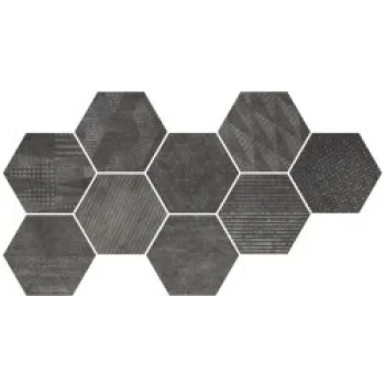 Декор Hexagon Freeport Black 24x27.7 Docklands Cir