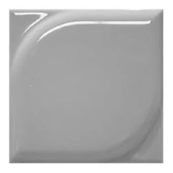 Декор Leaf Grey Gloss 12.5x12.5 Essential Wow