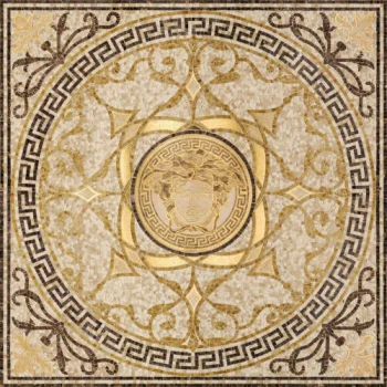 Мозаика (118x118) 68300 Rosone Mos. Beige-Oro Exclusive
