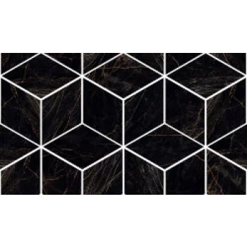 Мозаика (17x29.1) 2408330 Mos. T3-3Dnero S. Laur Marble