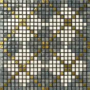 Мозаика (28.6x28.6) 100013 Grigiobruno/Lattemiele/Oro Musiva