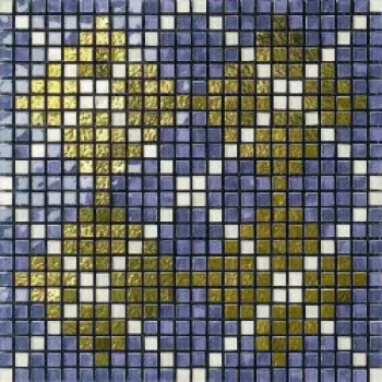 Мозаика (28.6x28.6) 100017 Lattemiele/Grigiobruno/Oro Musiva