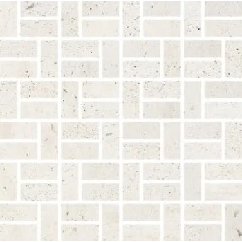 Мозаика 2x5 Reverso White Mos. Bricksp
