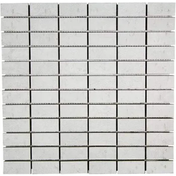 Мозаика (30x30) Ttbt01M2Lp Betontech White Lappato 2.5x5