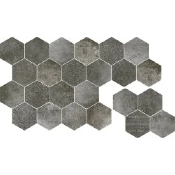 Мозаика (30x37) 52587 Reden Mosaico Esagone Dark Grey