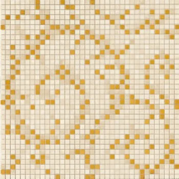 Мозаика (39.4x39.4) 37244 Mos. Foglia Gold Beige Vanitas