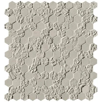 Мозаика Grey Print Esagono Mosaico 29.5x32.5 Bloom Fap