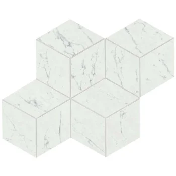 Мозаика керамогранит Marvel Stone Carrara Pure Mosaico Esag. Lapp. (AS2J)