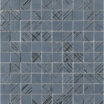 Мозаика Metal Blue Silver Mosaico 30.5x30.5 Bloom Fap